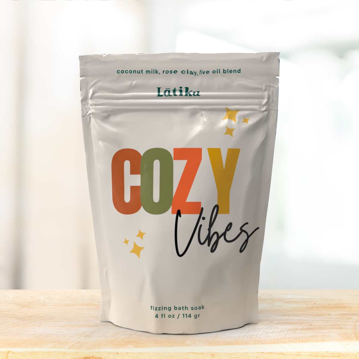 Cozy Vibes Fizzing All-Natural Bath Soak