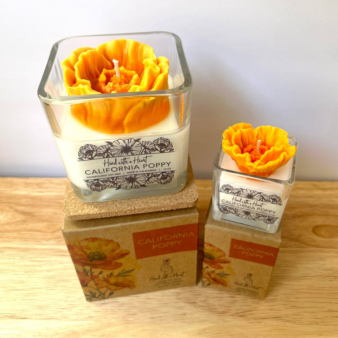California Poppy Soy Wax Candle 