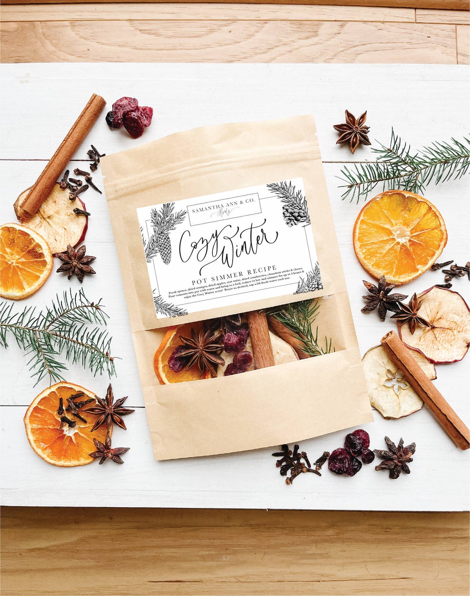 Cozy Comfort Winter Simmer Pot Potpourri