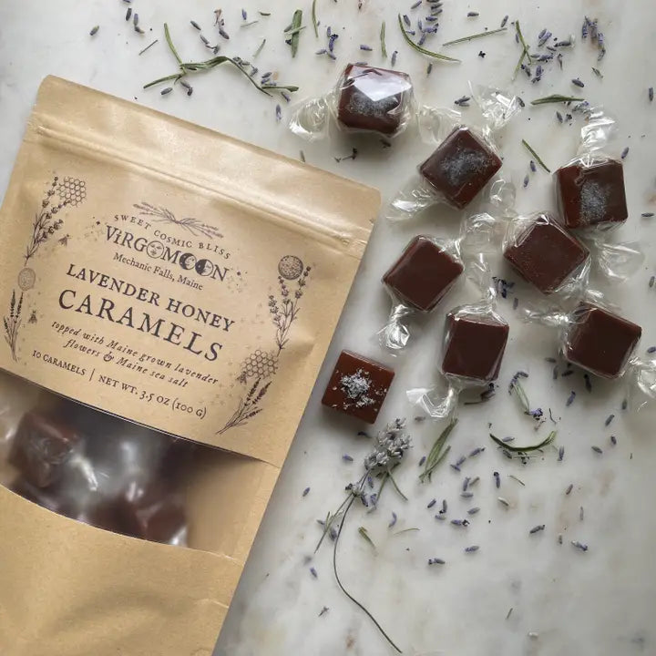 Lavender + Honey Caramels - Handmade &amp; All-Natural