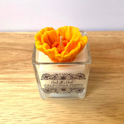 California Poppy Soy Wax Candle 