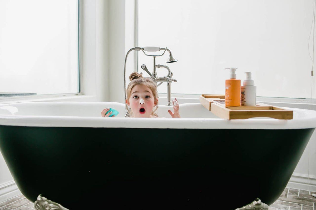All-Natural Tangerine Shampoo, Body Wash &amp; Bubbles
