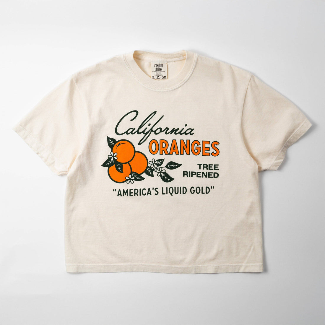 California Oranges Washed Boxy Tee