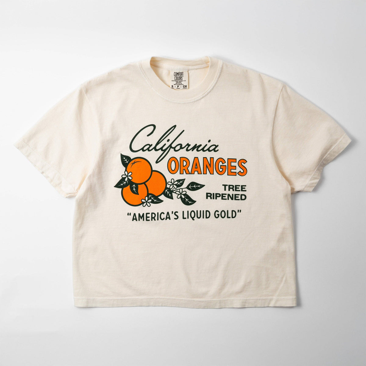 California Oranges Washed Boxy Tee
