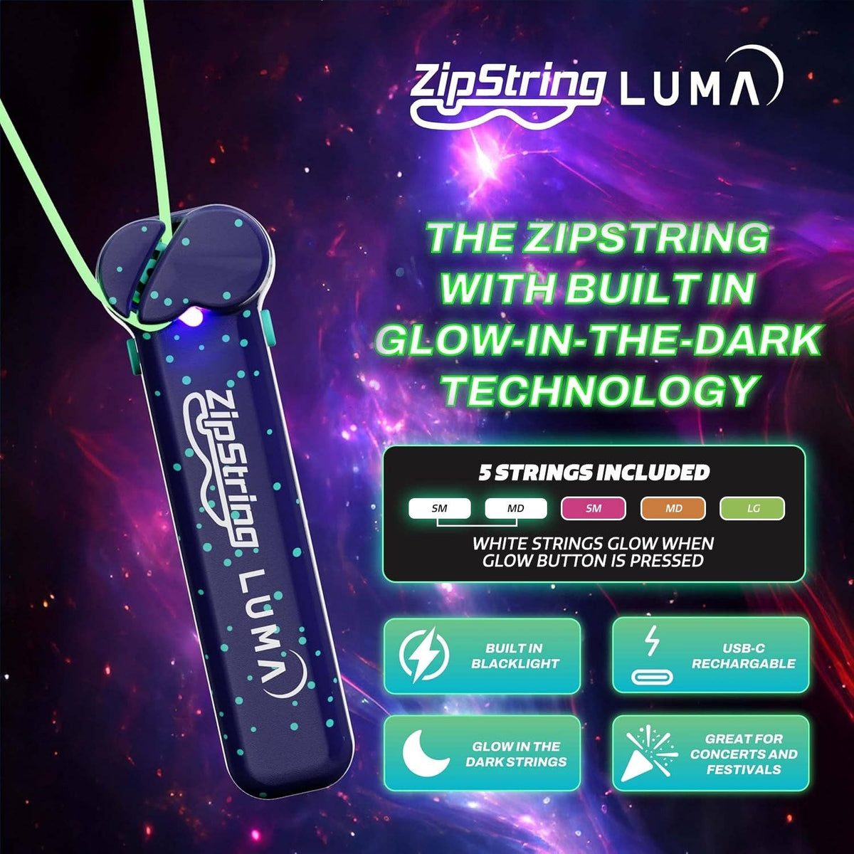 ZipString® Luma Try Me Box