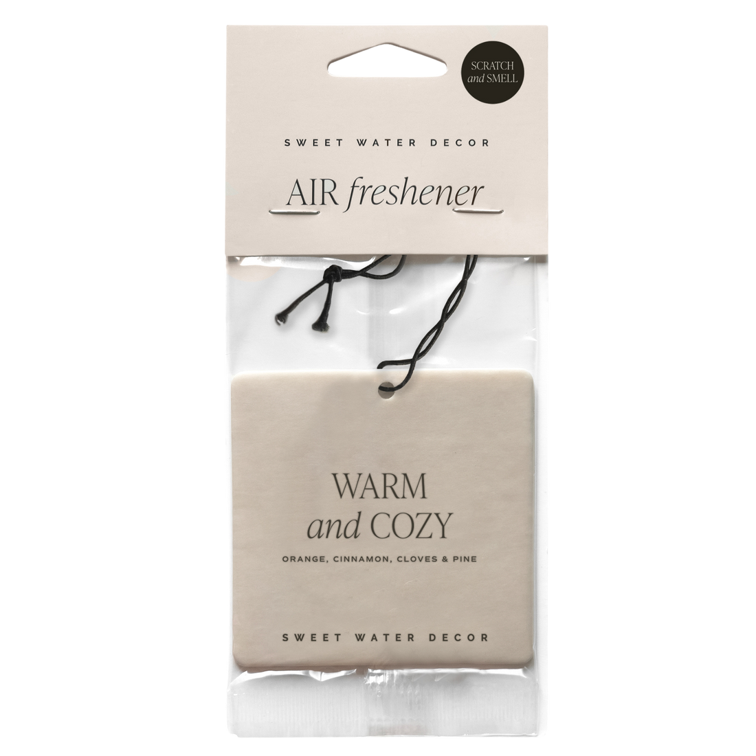 Warm and Cozy Hanging Air Freshener - Fall Decor