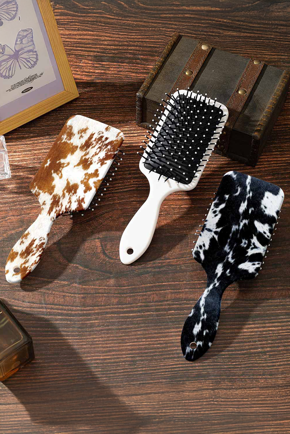 LDC Cow Print Hair Brush Air Cushion