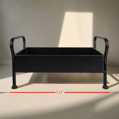 Multi-Functional Matte Black Metal Caddy