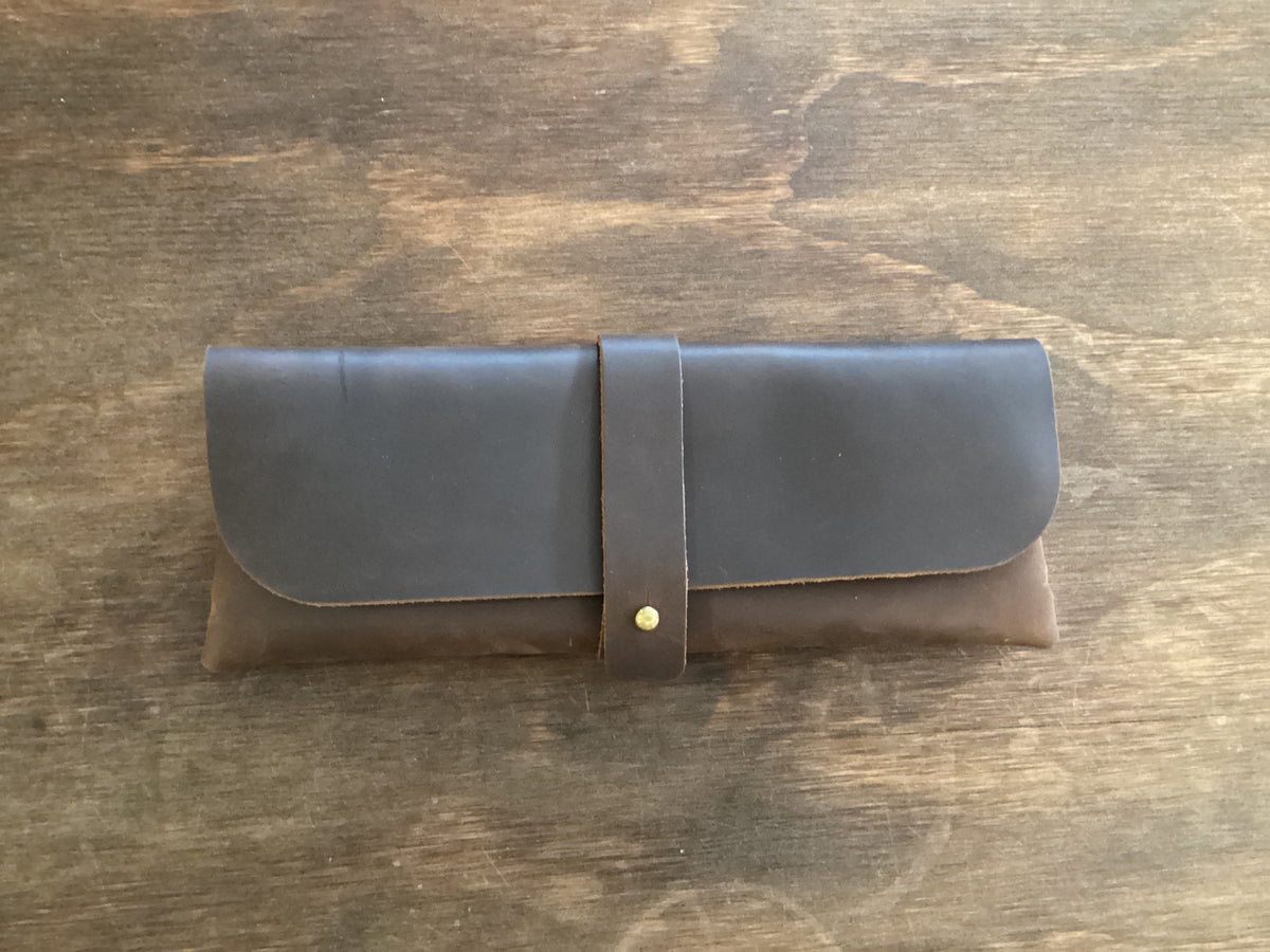 Vintage Leather Pencil Pouch