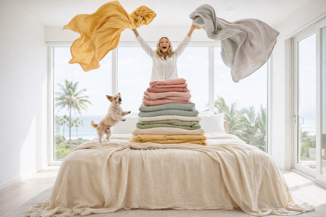 The 365 Blanket - Marigold KING Sale!