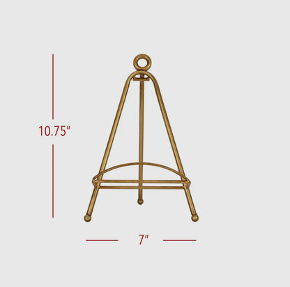 Brass Cookbook Holder Easel