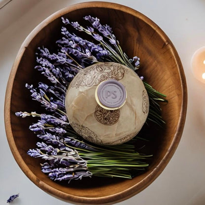 Organic Lavender Relaxation Bath Bomb