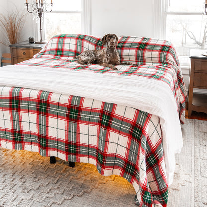 Muslin Cotton 365 Blanket™ In Holiday Plaid