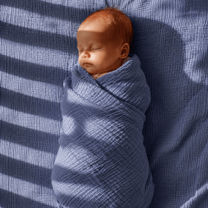 4-in-1 Muslin Cotton Swaddle Blanket | Soft, Breathable &amp; OEKO-TEX Certified