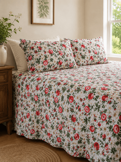 Ultra-Lightweight 6-Layer Muslin Blanket - Strawberry Fields