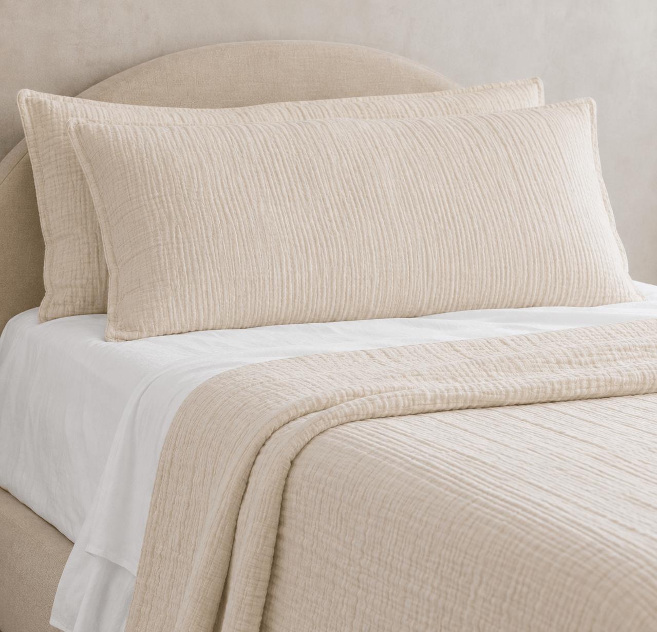 PRE-ORDER: King Pillow Shams (Set of 2) - Undyed