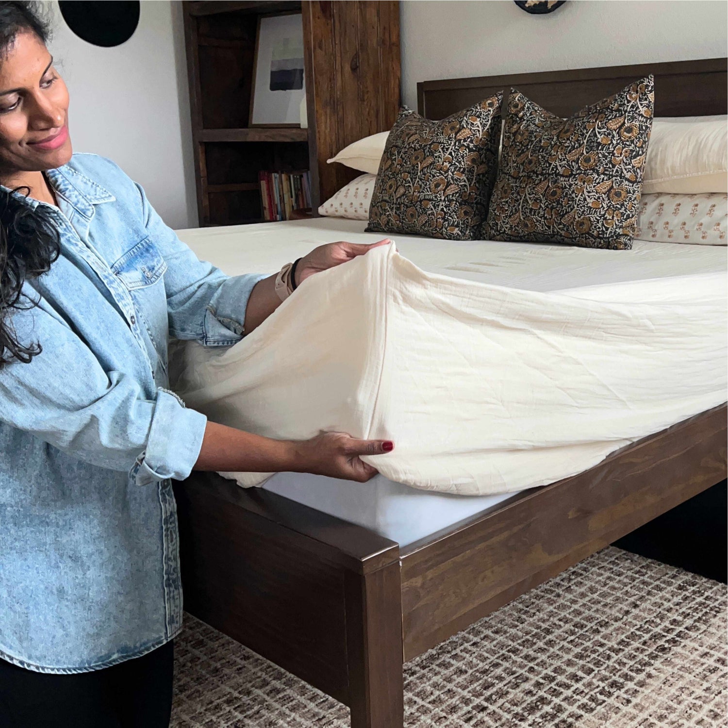 Muslin Cotton Bottom Sheet