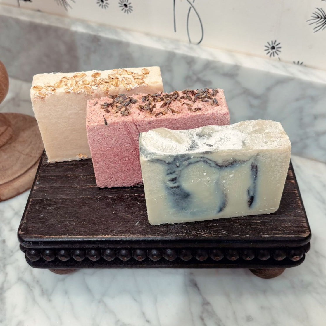 Lavender + Rhubarb Handmade All-Natural Bar Soap