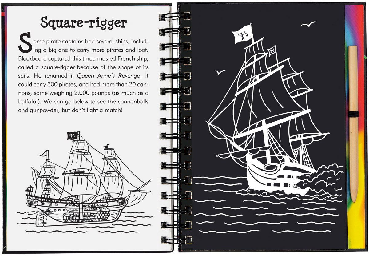 Pirates Scratch and Sketch