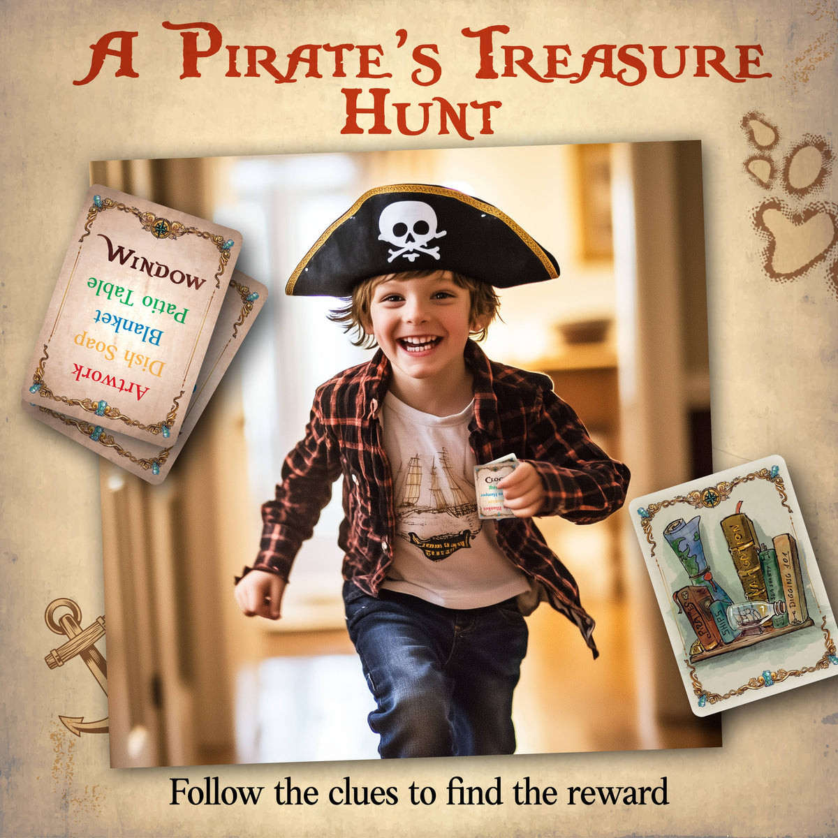Word Treasures: Pirate-Themed Scavenger Hunts