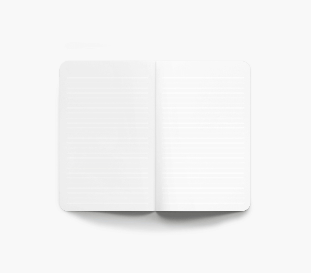 Navy Mushrooms Layflat Journal Notebook