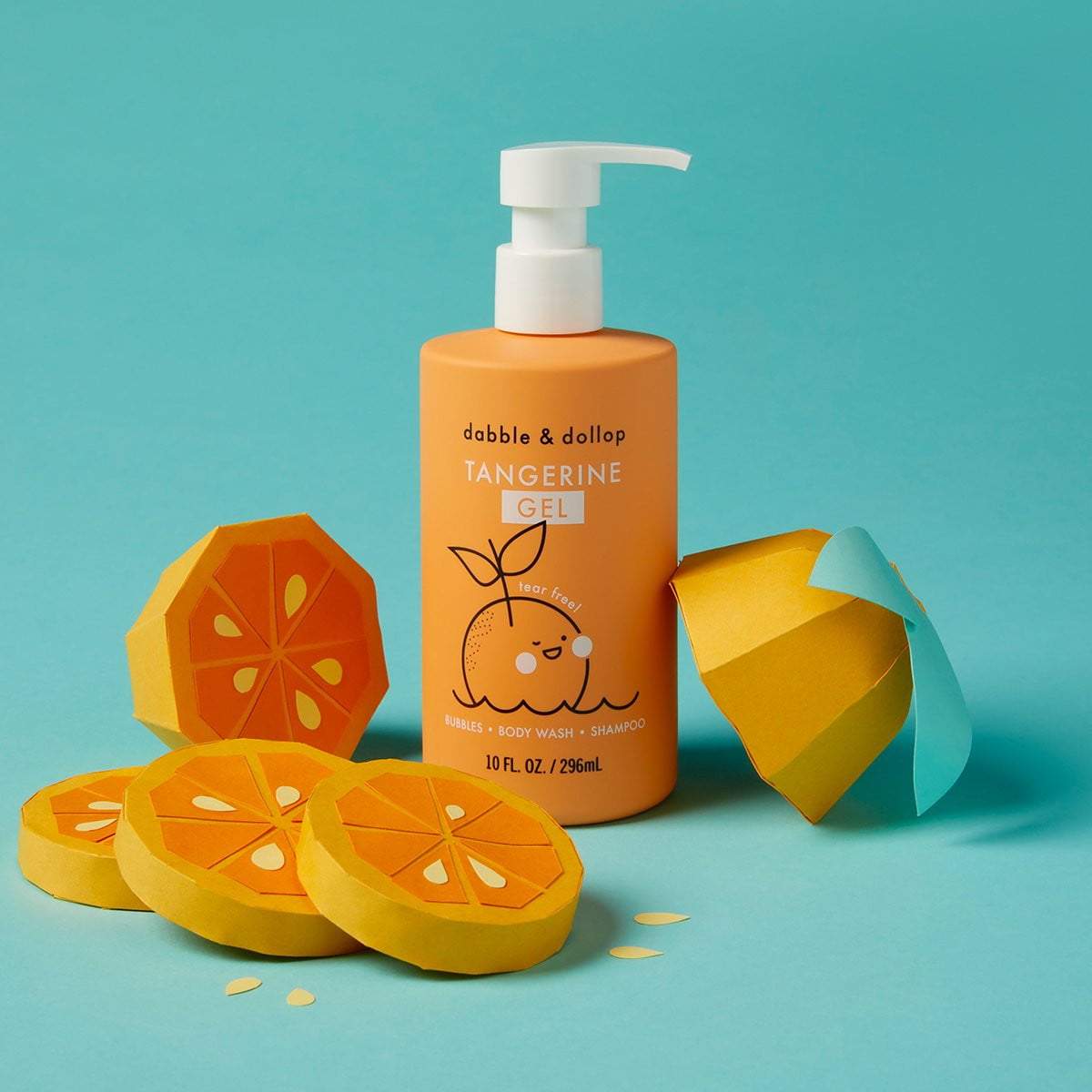 All-Natural Tangerine Shampoo, Body Wash &amp; Bubbles