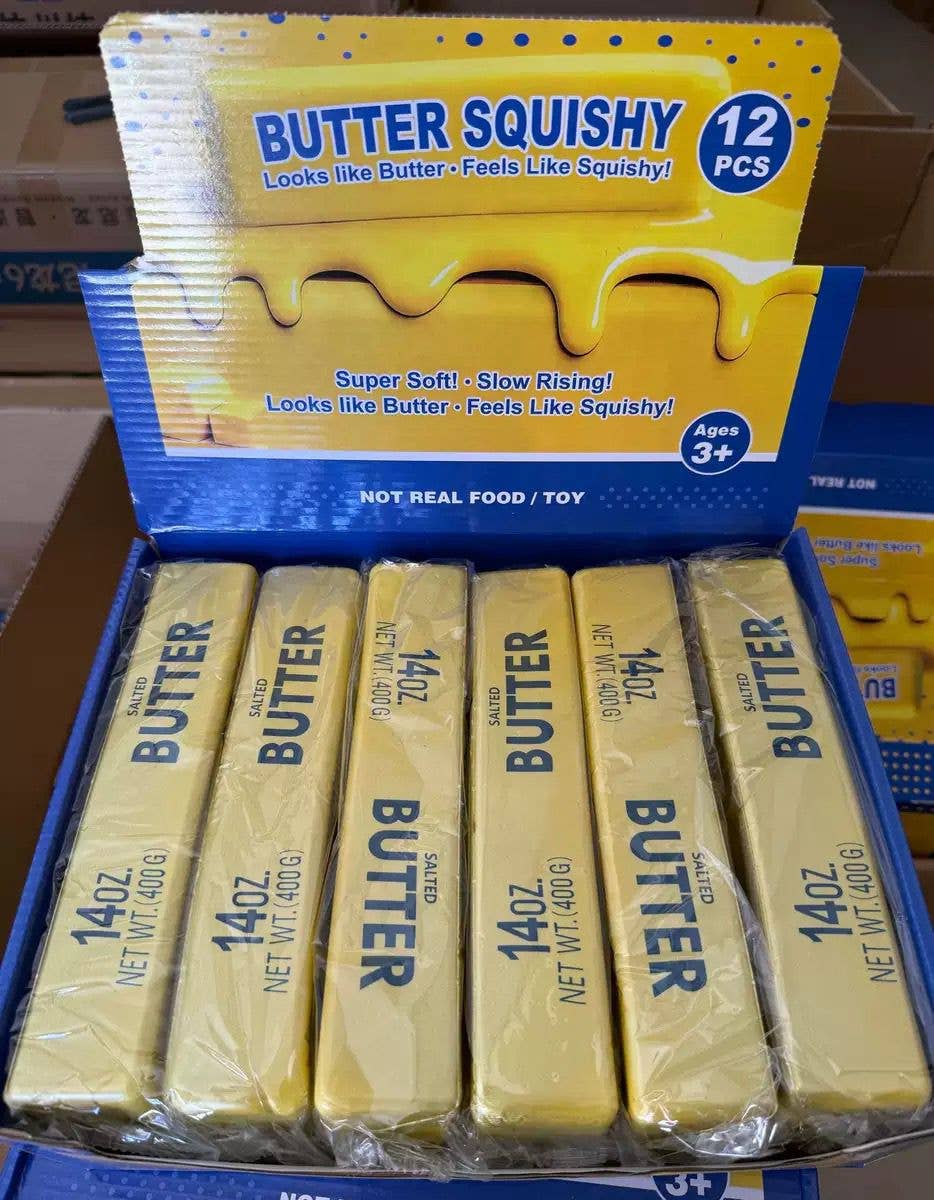Giant Butter Stick Squishy – Jumbo Slow-Rise Stress Toy