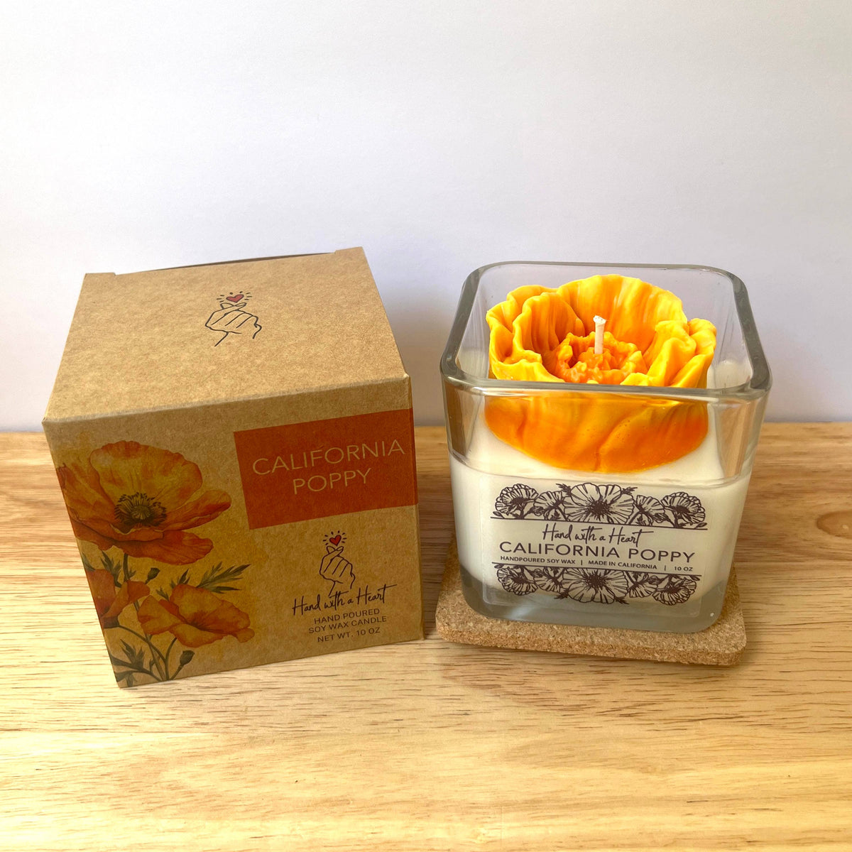 California Poppy Soy Wax Candle 
