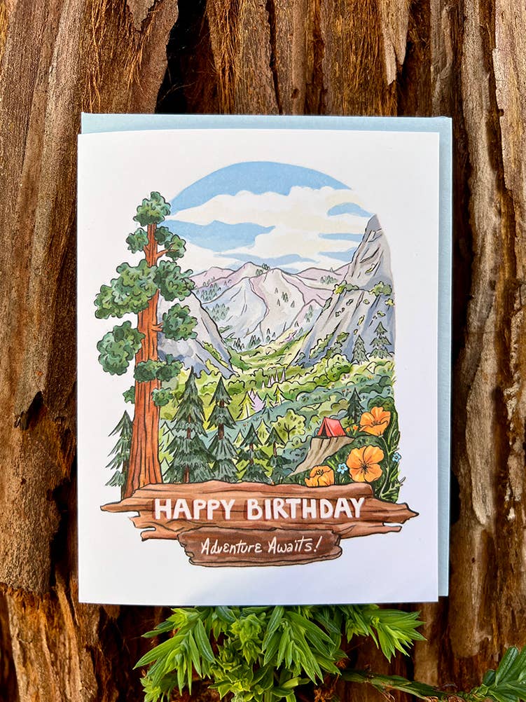 Happy Birthday Wilderness Adventure Card