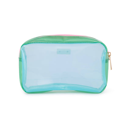 JELLY COLOR BLOCK PENCIL CASE