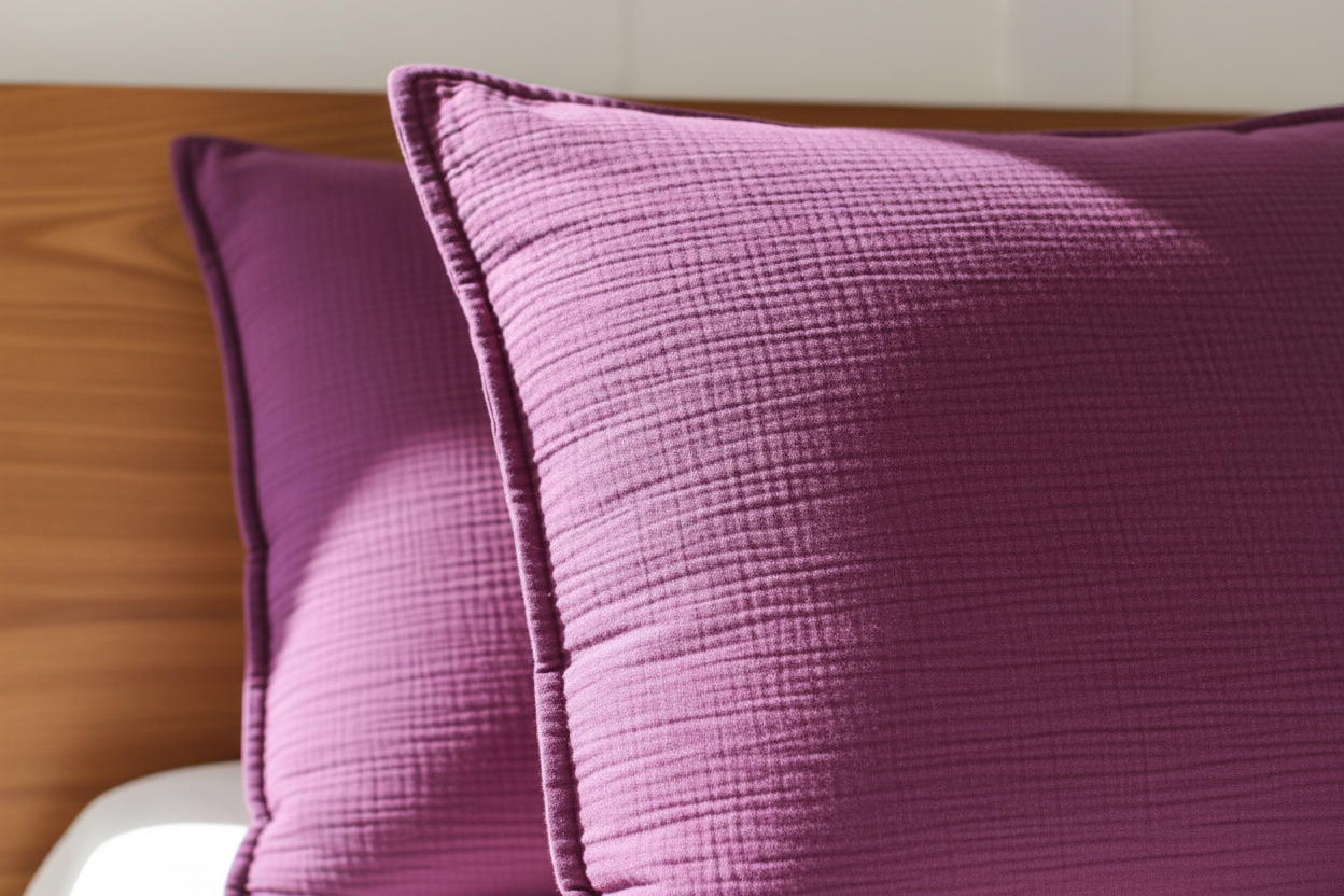 Berry Euro Shams - Close Up Texture Hero