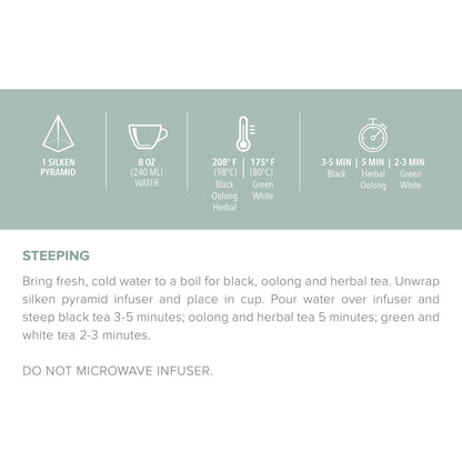 Teabloom World Pyramid Tea Collection, 24 Organic Teas