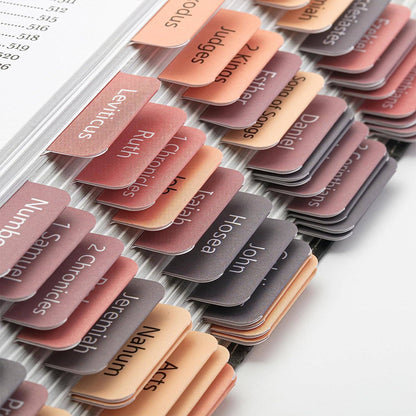 Vintage Sunset Shades Bible Tabs - 75 Laminated Labels