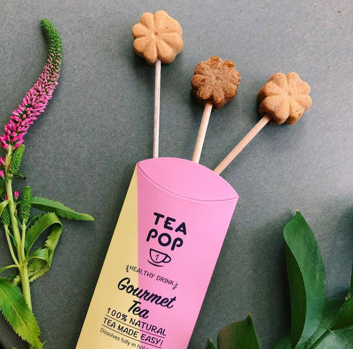 Peach Gourmet TEA on-a-stick!