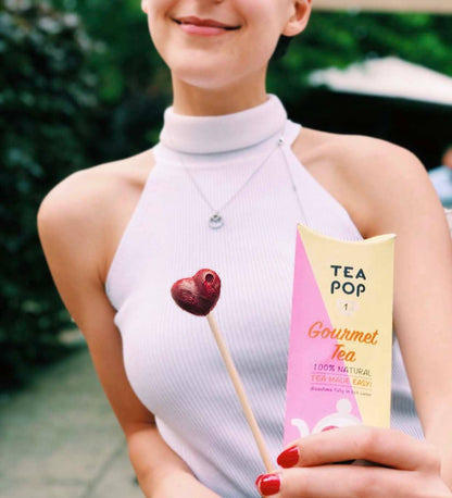 Peach Gourmet TEA on-a-stick!