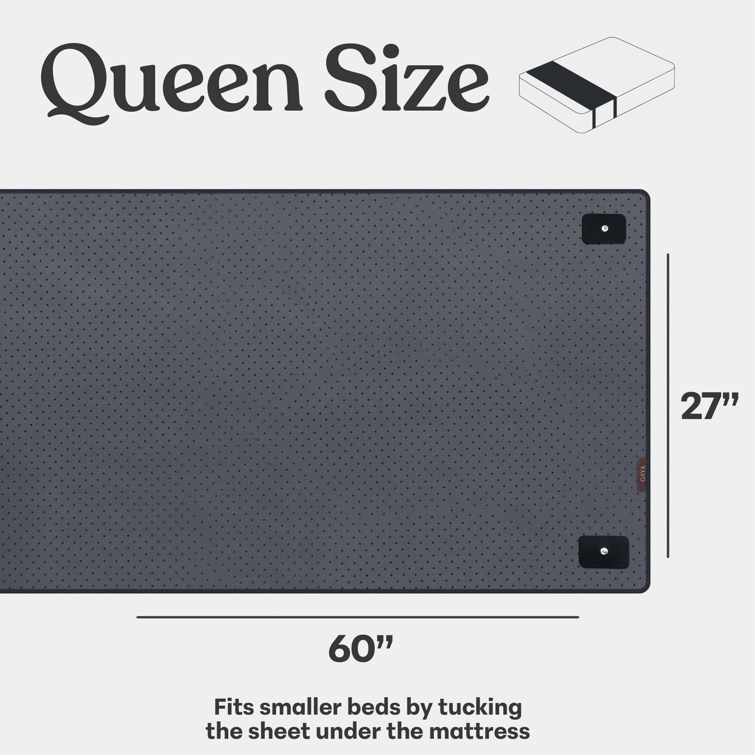 Gaya Grounding Mat for Bed – Better Sleep &amp; Inflammation