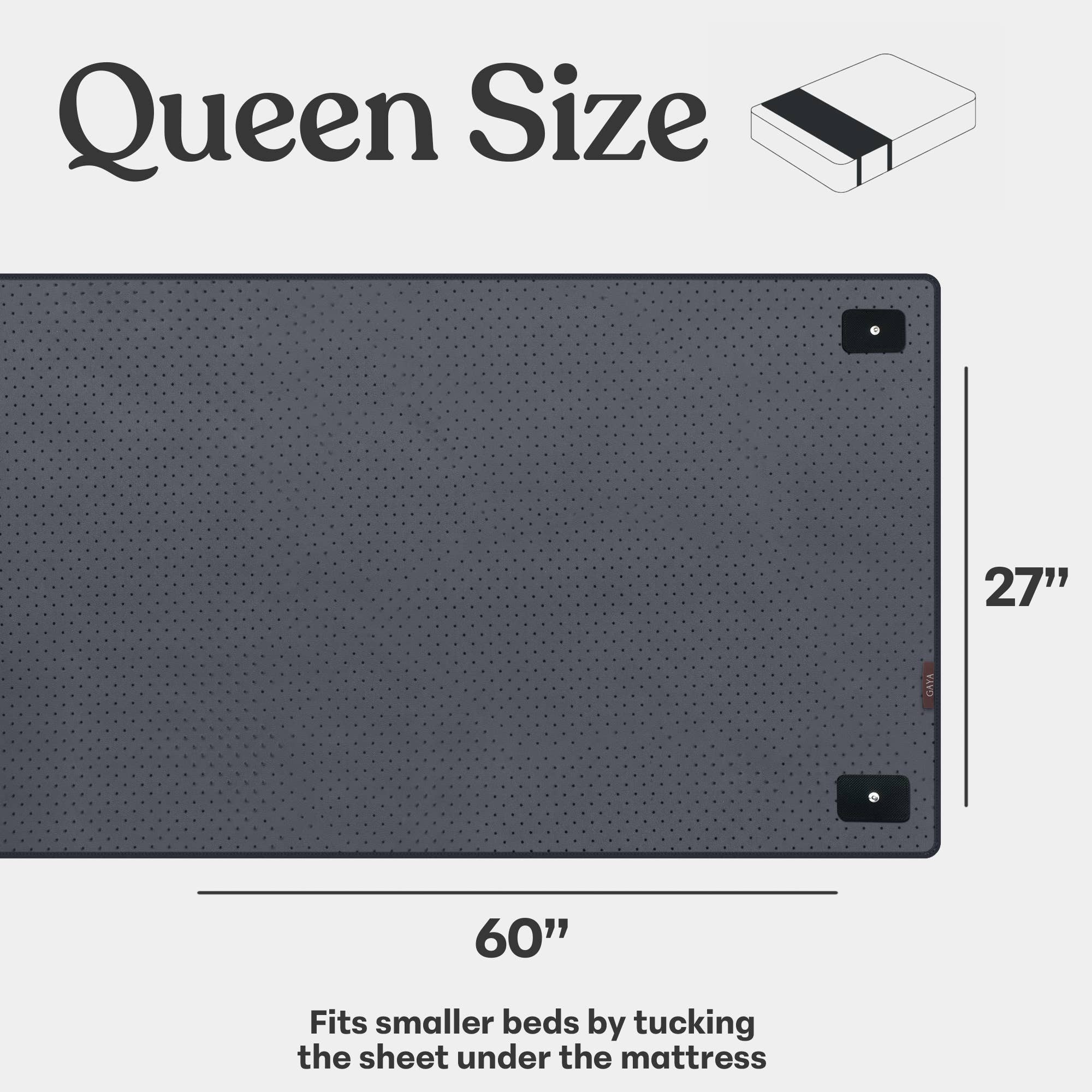 Gaya Grounding Mat for Bed – Better Sleep &amp; Inflammation