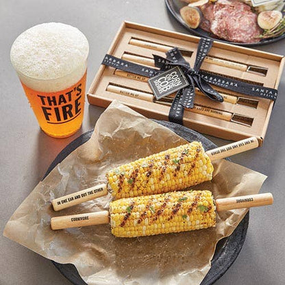 Wooden Corn on the Cob Skewers