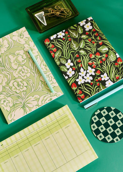 Wild Strawberry Lined Journal