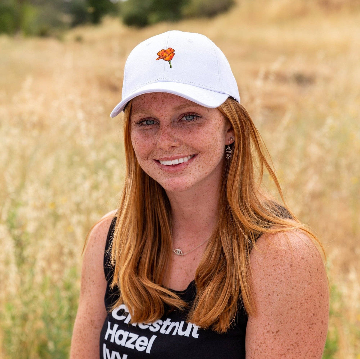 California Poppy Dad Hat