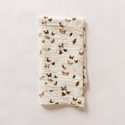 Butterfly Migration Swaddle Blanket