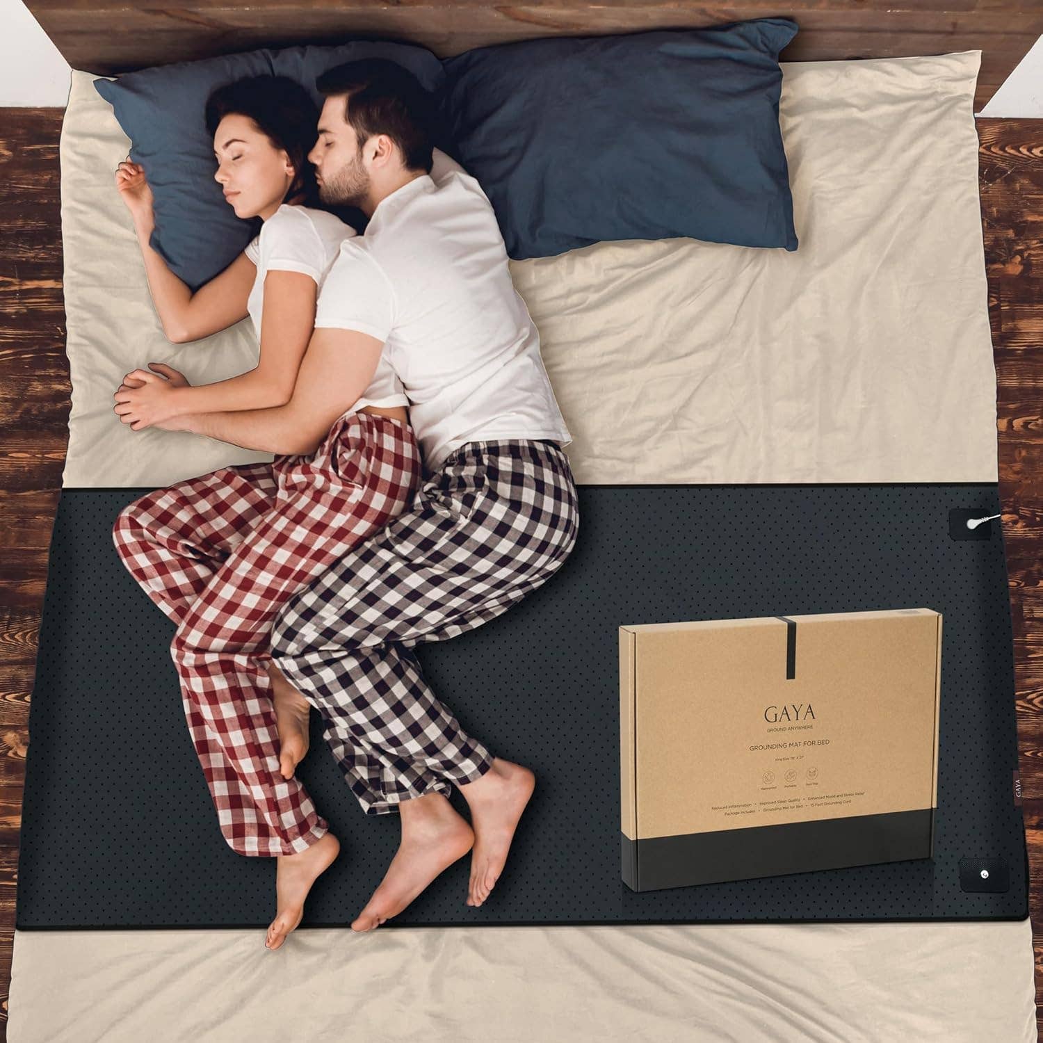 Gaya Grounding Mat for Bed – Better Sleep &amp; Inflammation
