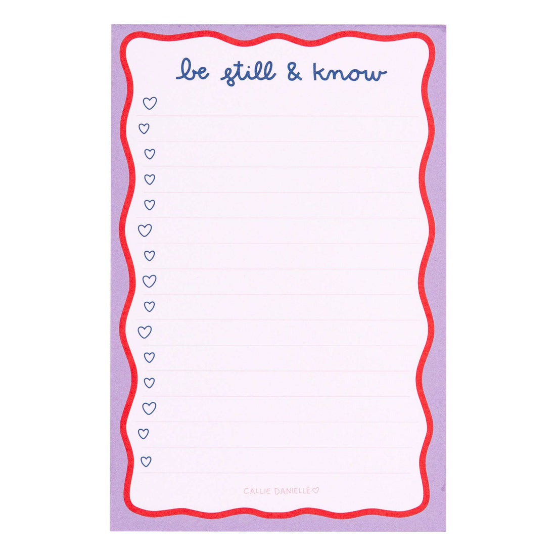 Be Still &amp; Know Notepad