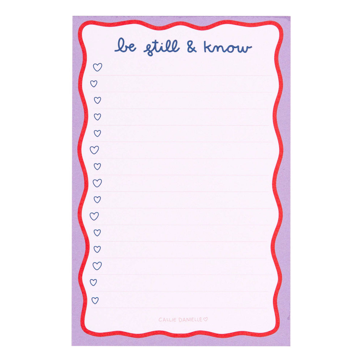 Be Still &amp; Know Notepad
