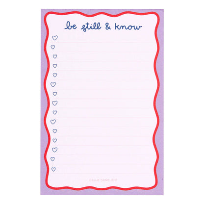 Be Still &amp; Know Notepad