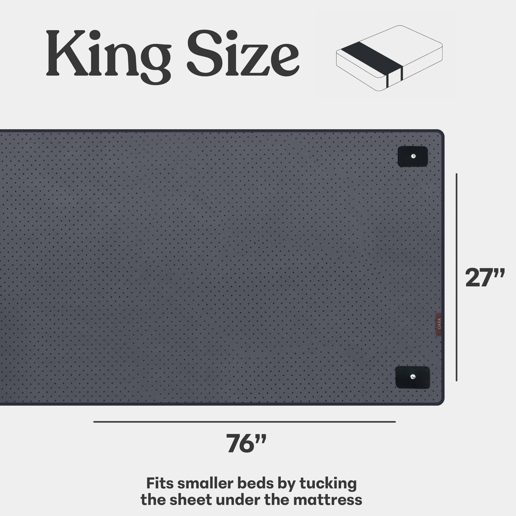 Gaya Grounding Mat for Bed – Better Sleep &amp; Inflammation