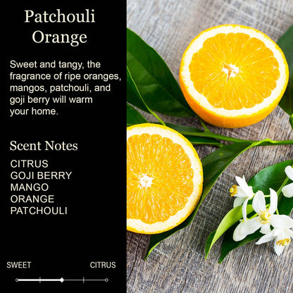 Orange Patchouli Amber Jar Exeter Candle