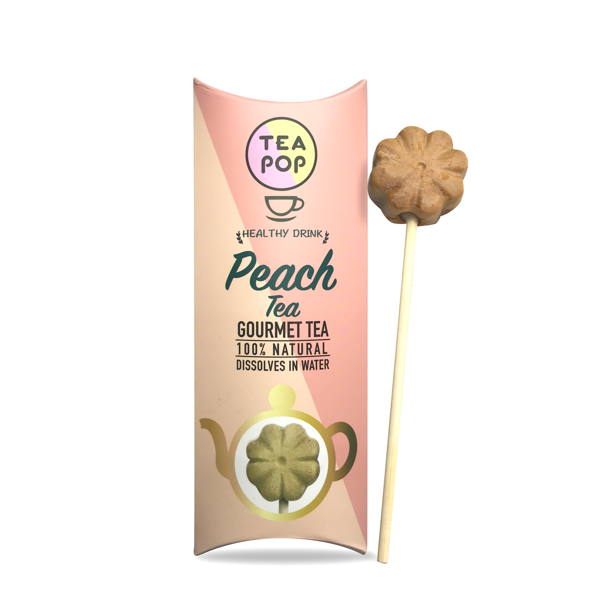 Peach Gourmet TEA on-a-stick!