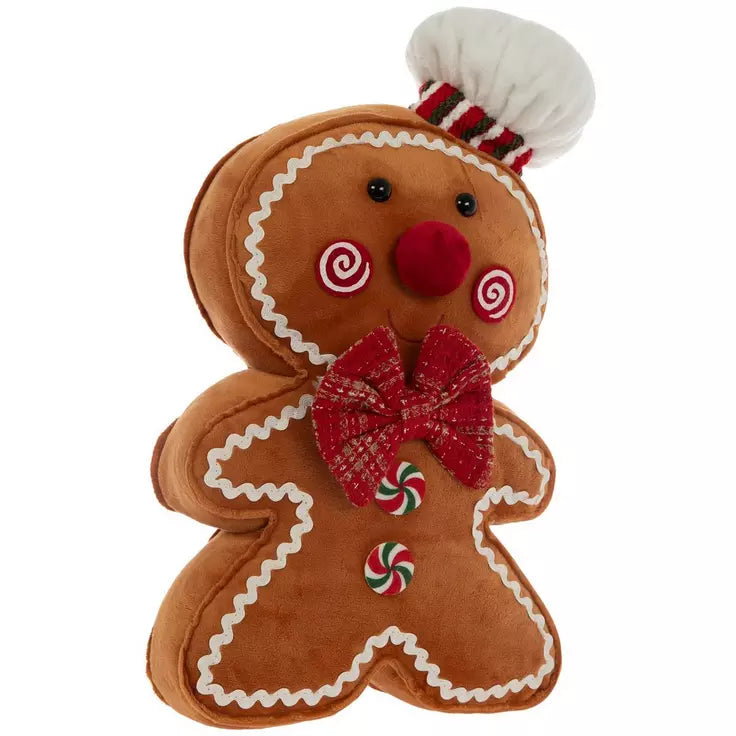 Gingerbread Plushy Pillow