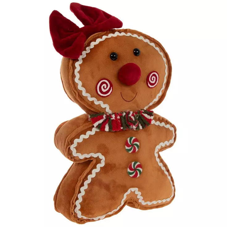 Gingerbread Plushy Pillow